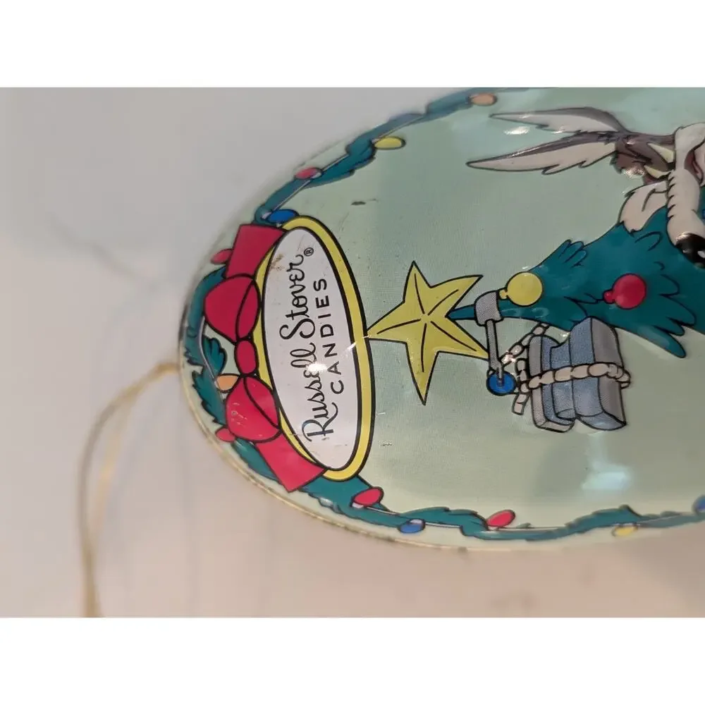 Russell Stover Road Runner Wile E Coyote Looney Tunes Christmas Ornament 1997
